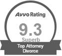 Avvo rating 9.3 Superb Top Attorney Divorce